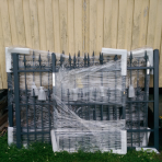 Slaggrind med gånggrind komplett – 4200×1400